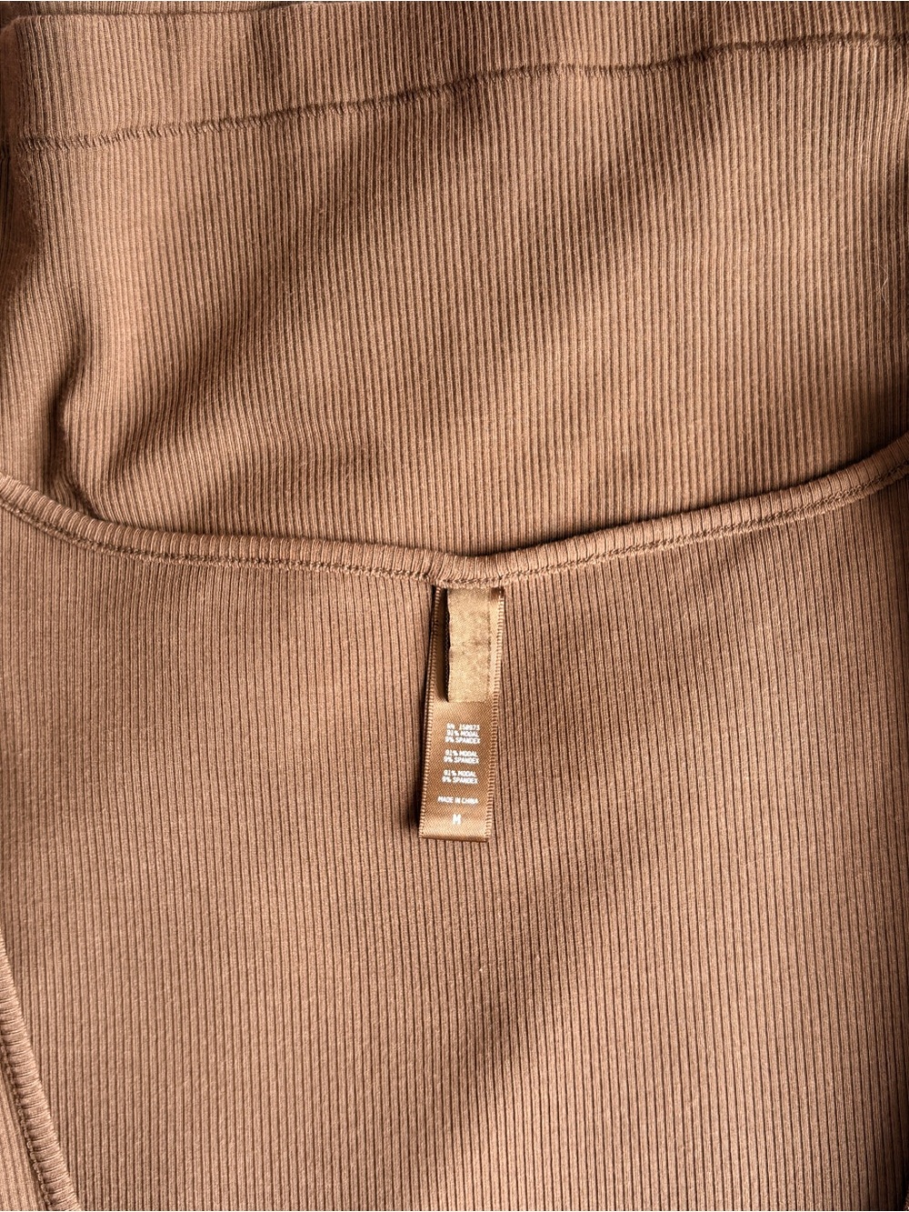 🤎 SKIMS Soft Lounge Long Sleeve Dress | Cocoa | M | 🤎 - Picture 5 of 6